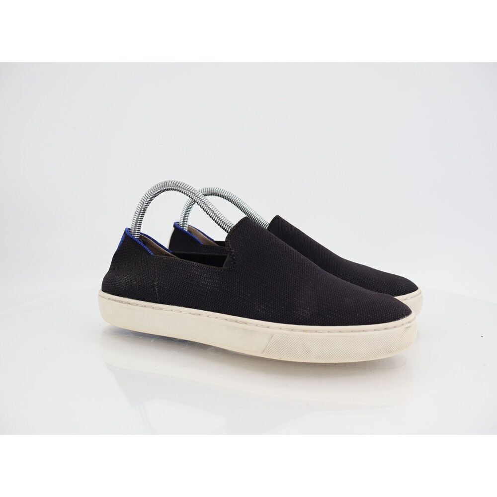 Rothy's Casual The Original Slip On Sneaker Womens Size 8.5 Black Knit Shoes